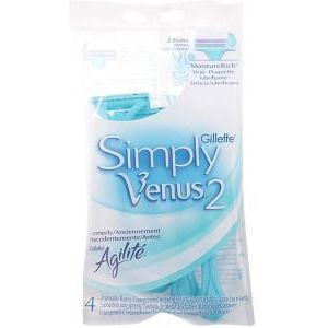 Gillette Simply Venus 2 Razor 4 Units
