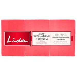 Lida Glycerin Soap And Musk Rose 3x125g