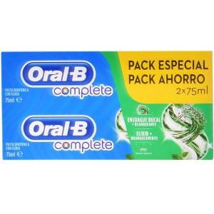 Oral-B Complete Toothpaste Mouthwash + Whitening 75ml Set 2 Pieces 2017