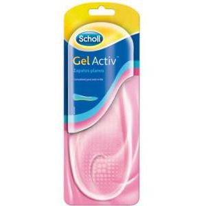 Scholl GelActiv Insoles For Flat Shoes Size 35-40.5