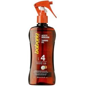 Babaria Tanning Oil With Coconut Oil Spf4 200ml