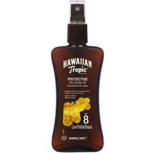 Hawaiian Tropic Protective Dry Spray Oil Spf8 Low 200ml